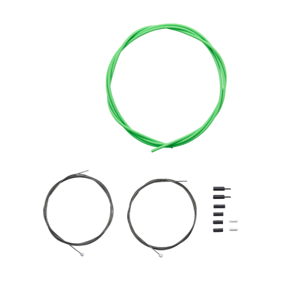 Zestaw linki przerzutki i obudowy SHIMANO OT-SP41 Optislick Zielony