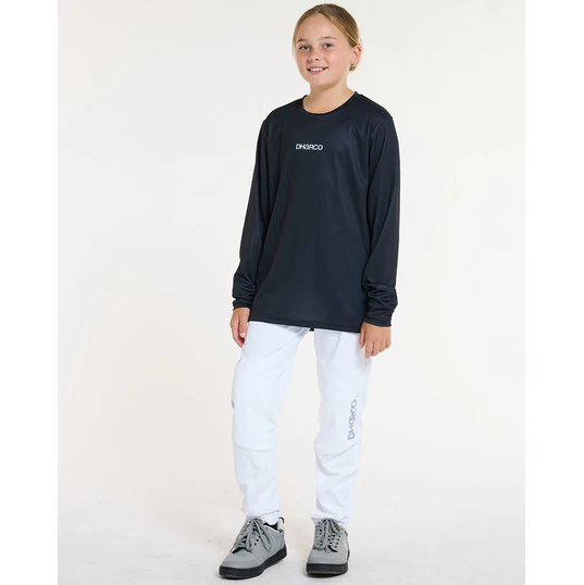 DHARCO GRAVITY THE DARKNESS Junior Jersey z długim rękawem czarny