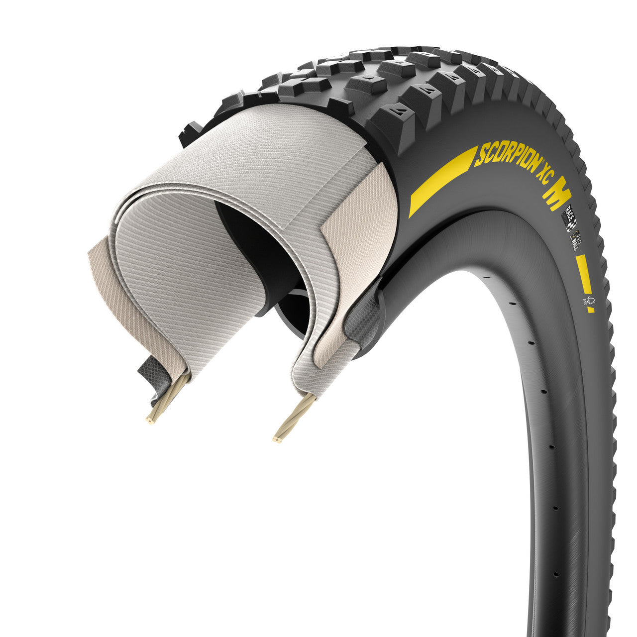 Opona PIRELLI SCORPION RACE XC M ProWall 29x2.40 Tubeless Ready Soft Yellow Team Edition