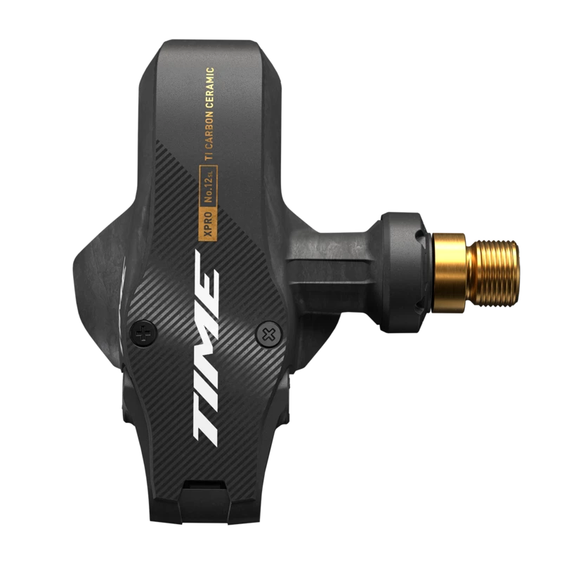 TIME X PRO 12 SL Q-Factor 57 Carbon/Titanium Gold pedals