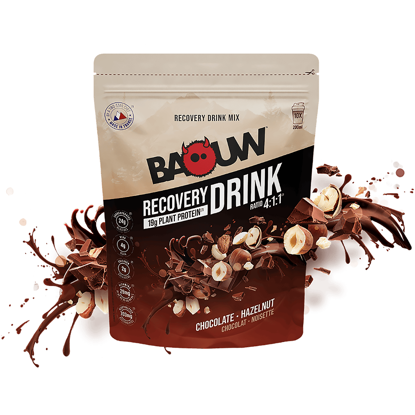 BAOUW RECOVERY Drink (500g) Czekolada z orzechami laskowymi
