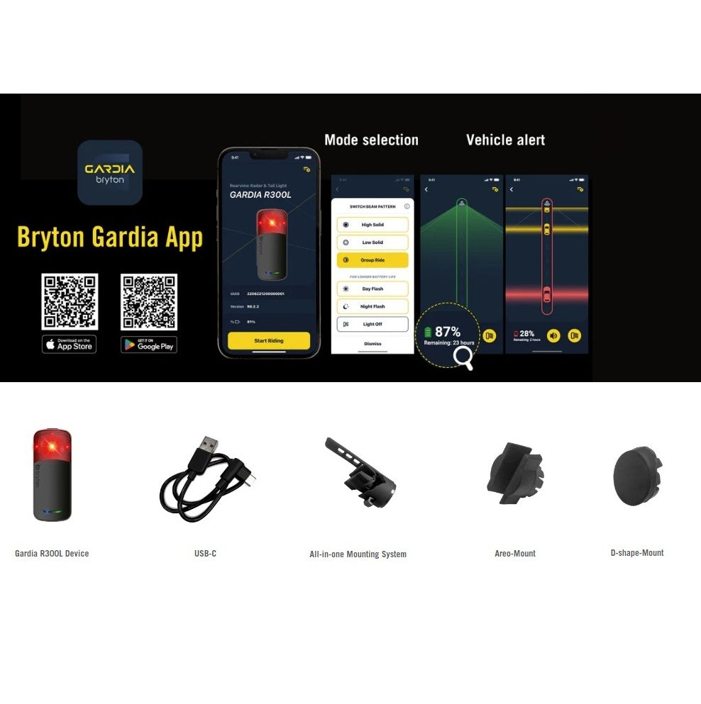 Oświetlenie tylne BRYTON RADAR GARDIA R300L