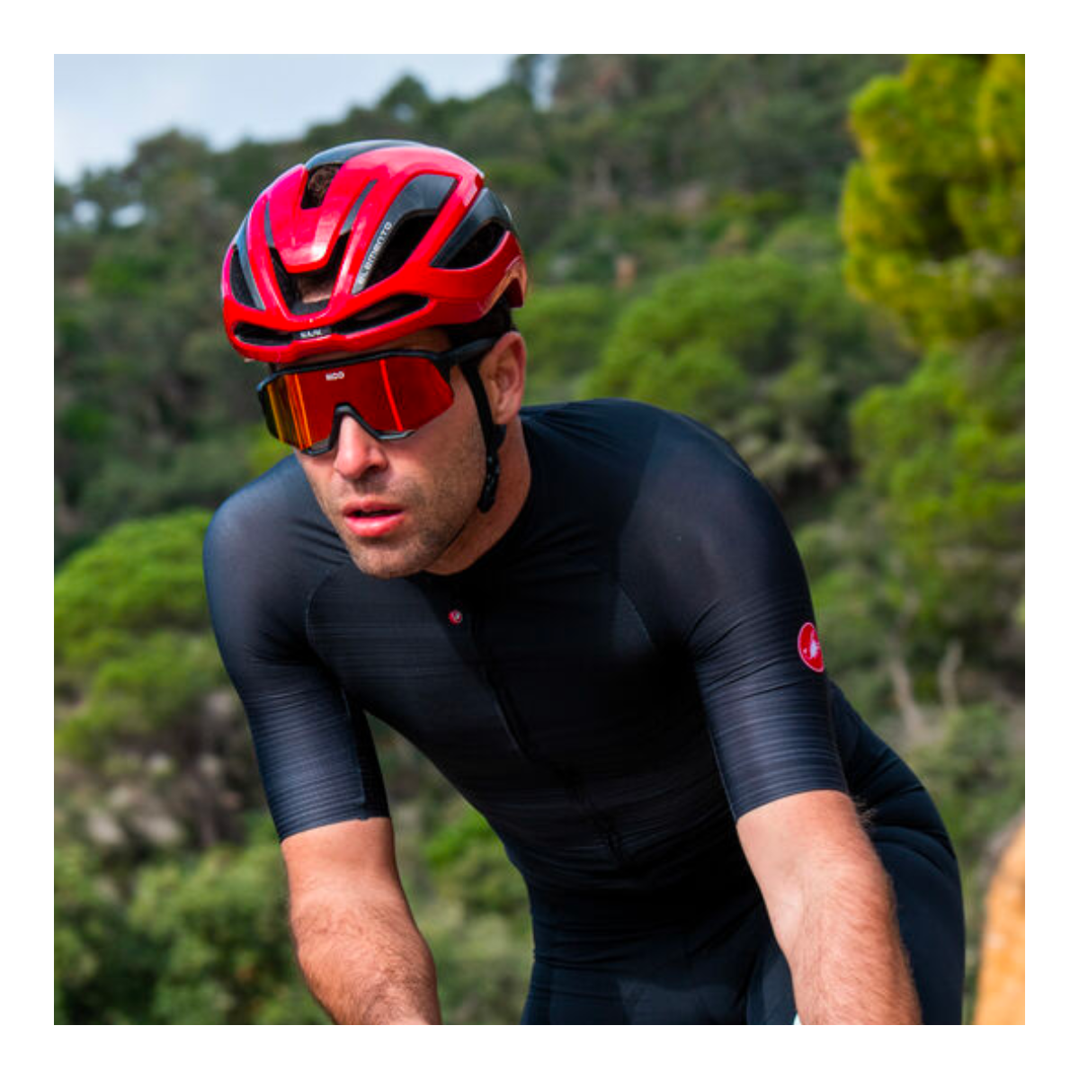 Kask szosowy KASK ELEMENTO czerwony