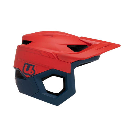 Kask MTB URGE RASCAS Neon Rush czerwony/niebieski