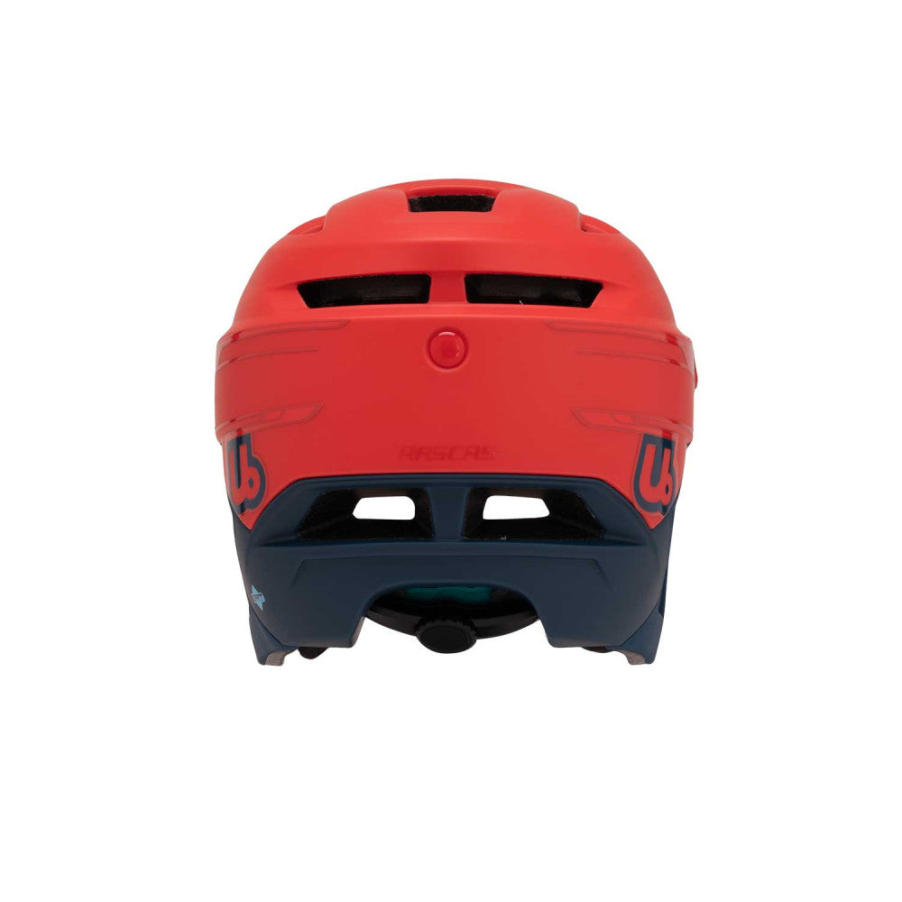 Kask MTB URGE RASCAS Neon Rush czerwony/niebieski