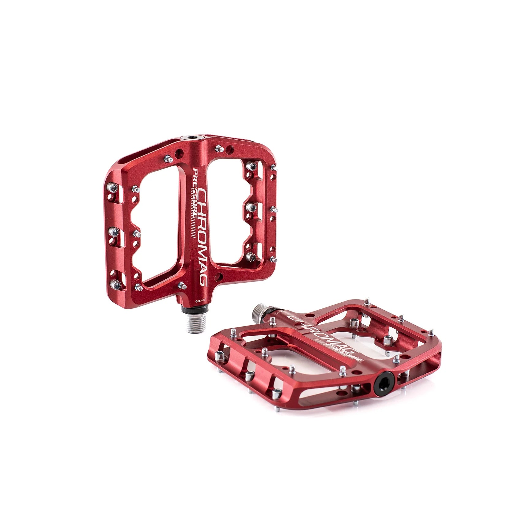 chromag flat pedals CHROMAG PRESSURE flat pedals Red – Probikeshop