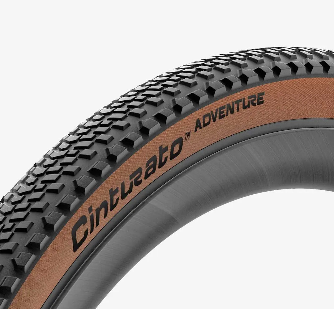 PIRELLI CINTURATO ADVENTURE 700x45c tire Tubeless Ready Classic Beige