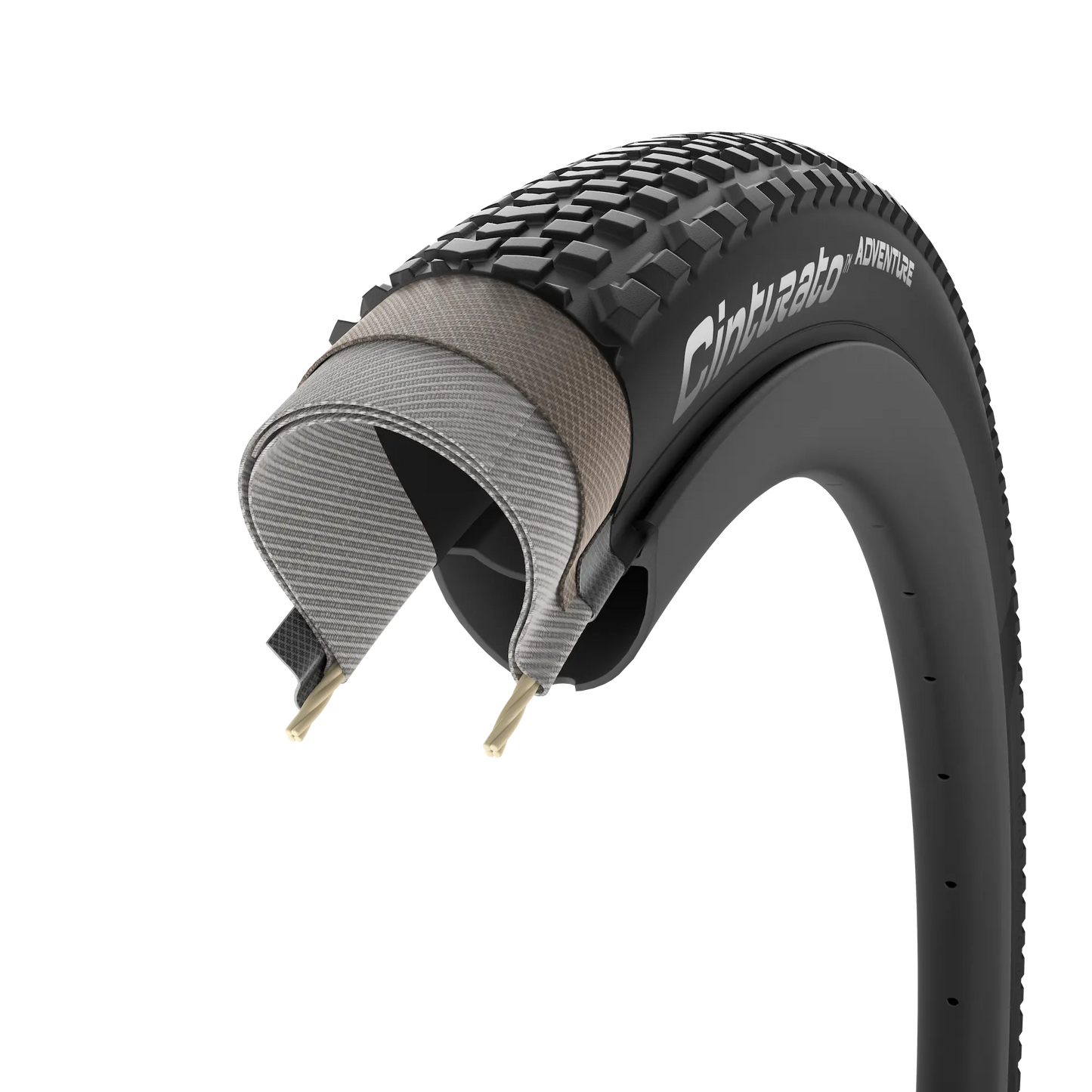 PIRELLI CINTURATO ADVENTURE 700x45c tire Tubeless Ready Classic Beige
