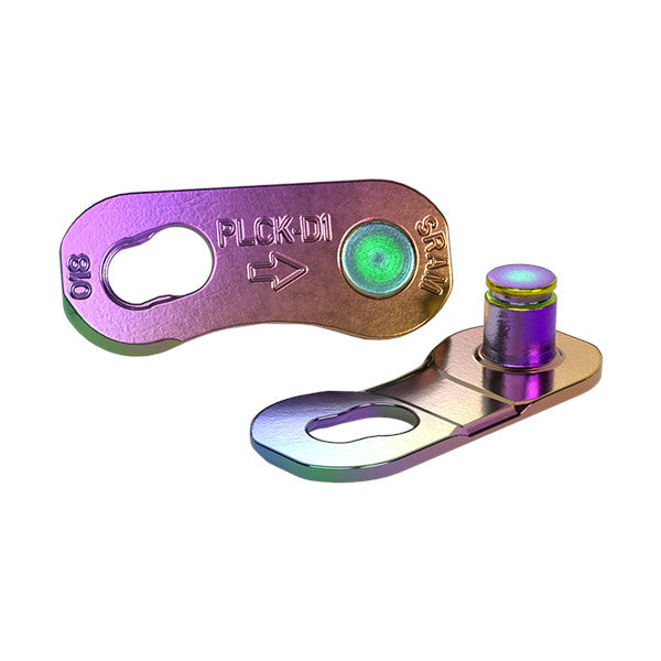 SRAM POWERLOCK AXS FLATTOP 12V Quick-Release Clips (4-pack) Rainbow