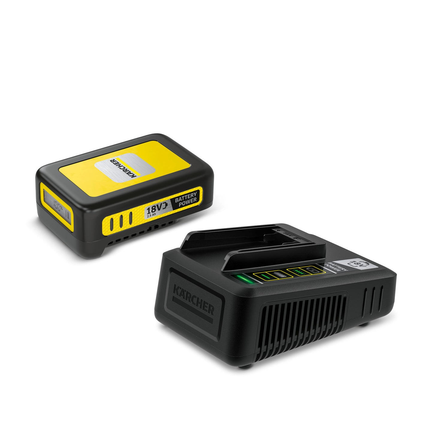 KÄRCHER Battery Power 18 V / 2.5 Ah Battery Kit + Quick Charger