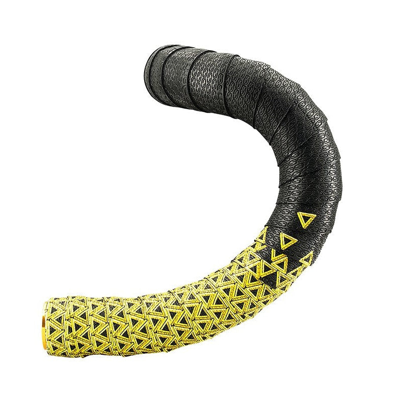 Taśma Kierownicy DEDA LOOP + END-PLUG Czarny/Żółty