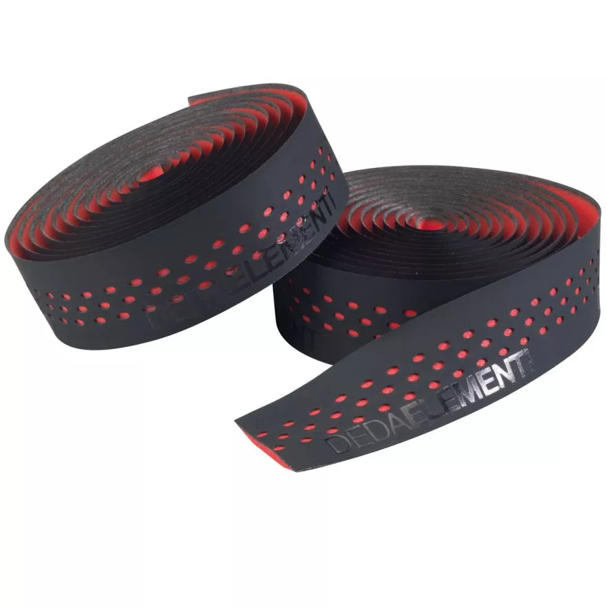 DEDA PRESA Handlebar Tape, Black/Red