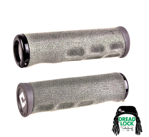 ODI DREAD LOCK TINKER JUAREZ SIGNATURE Lock-On Grips, 130 mm, Gray