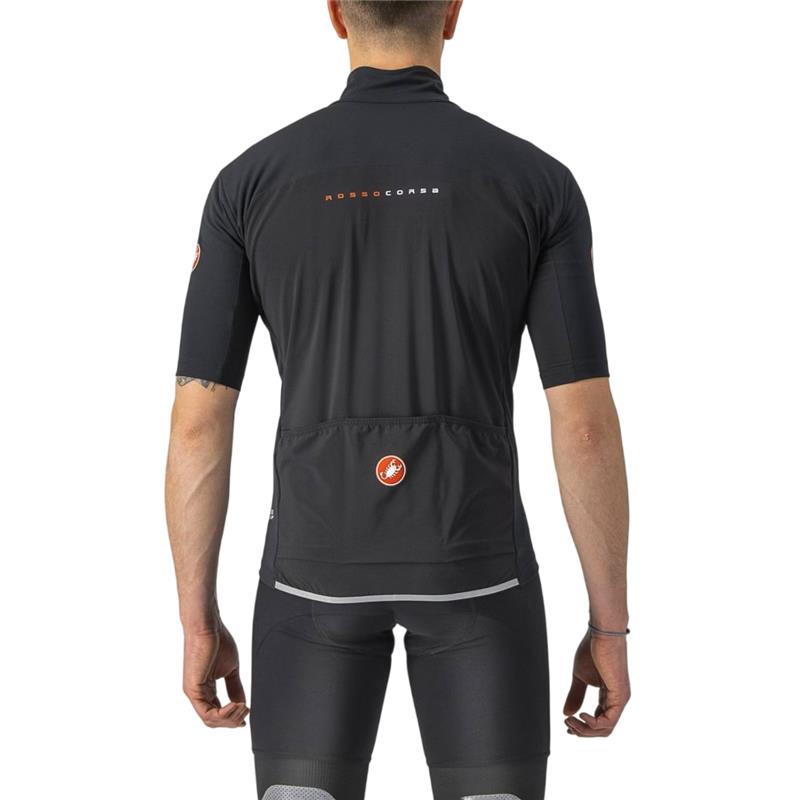 CASTELLI PERFETTO RoS 2 WIND Koszulka z krótkim rękawem czarna