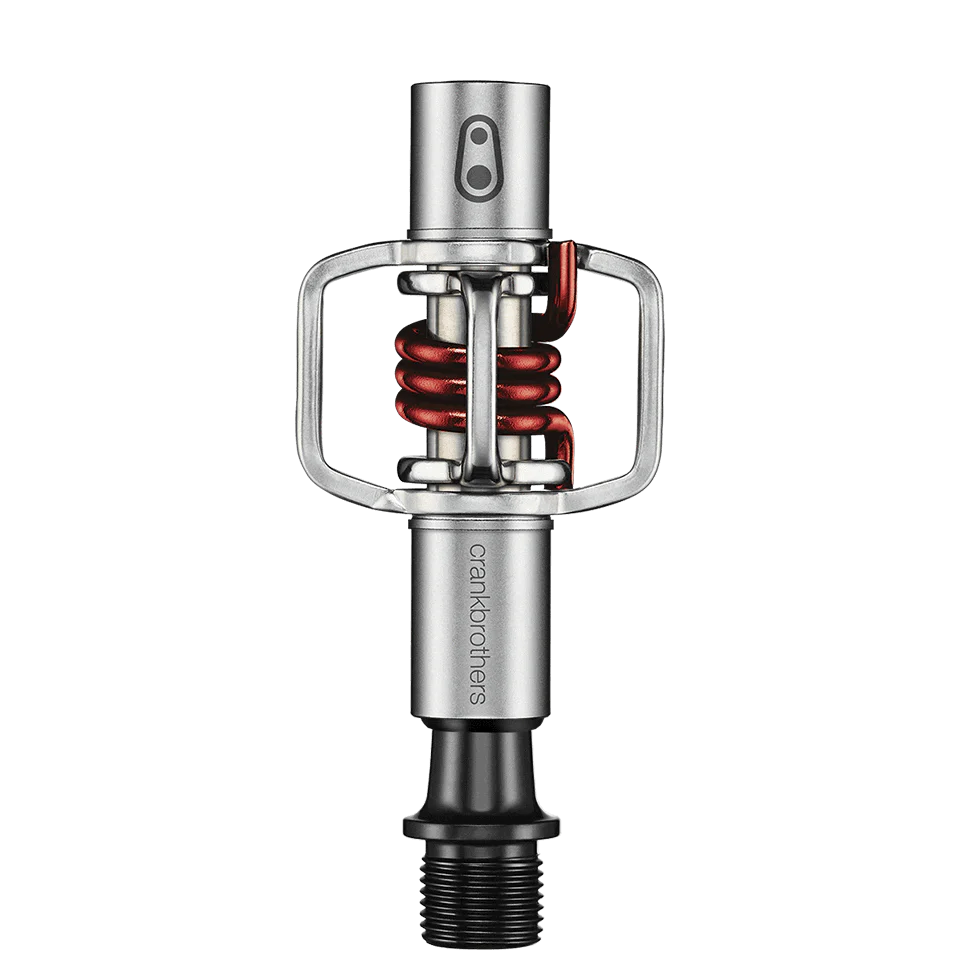 Pedały CRANKBROTHERS EGG BEATER 1 srebrny/czerwony