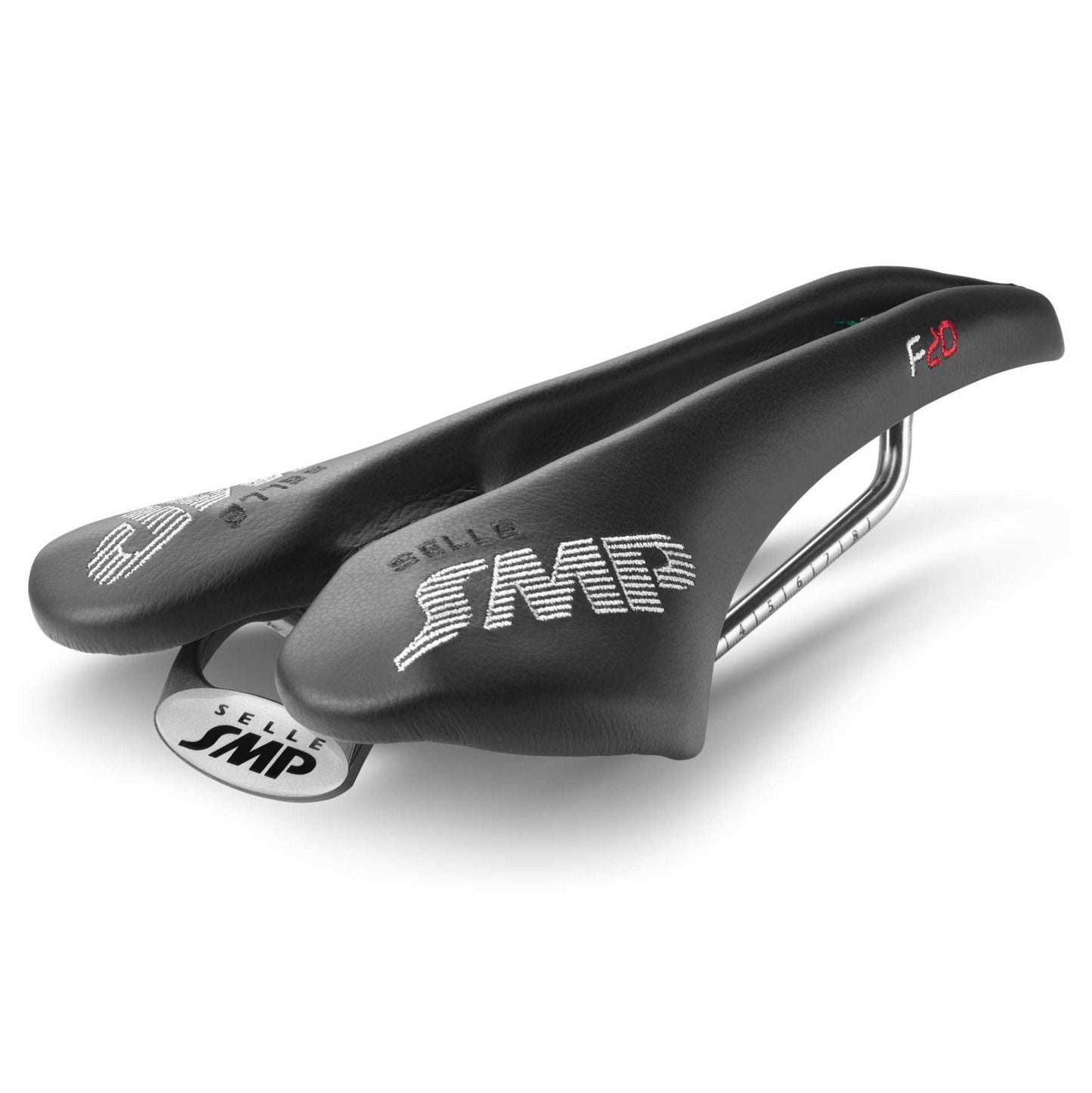 Saddle SMP F20 Rails Inox Black