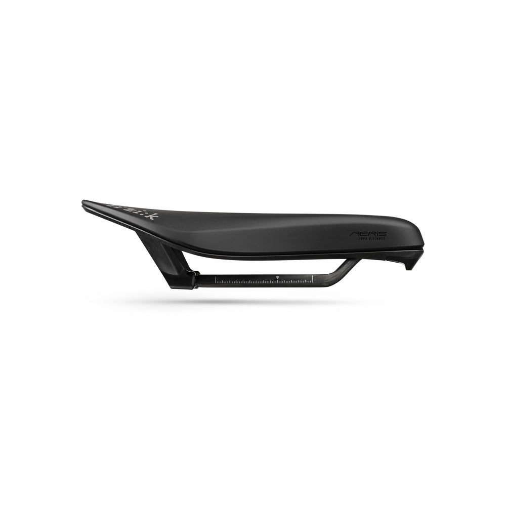 FIZIK TRANSIRO AERIS LD R1 135mm siodełko z karbonowymi szynami czarne