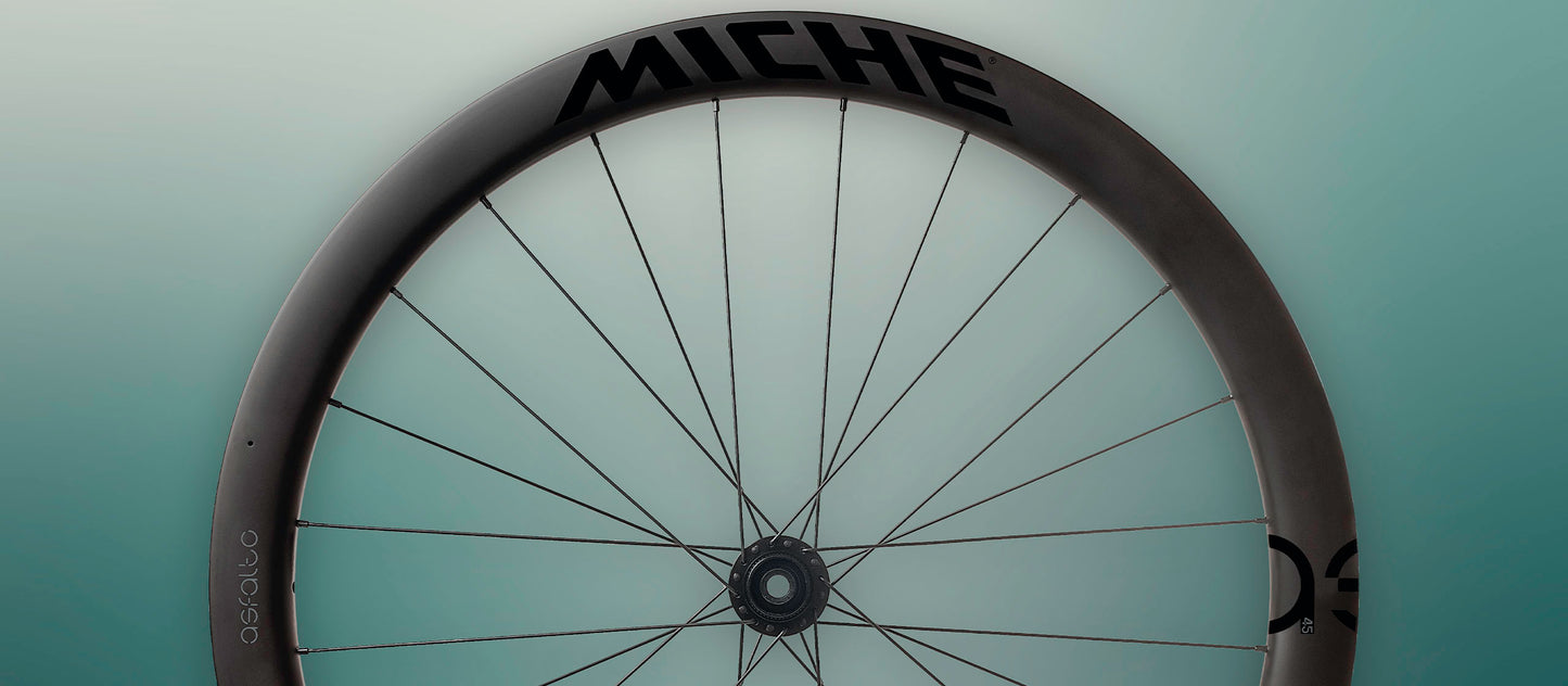Pair of MICHE ASFALTO 45 Tubeless Ready Wheels (Center Lock)