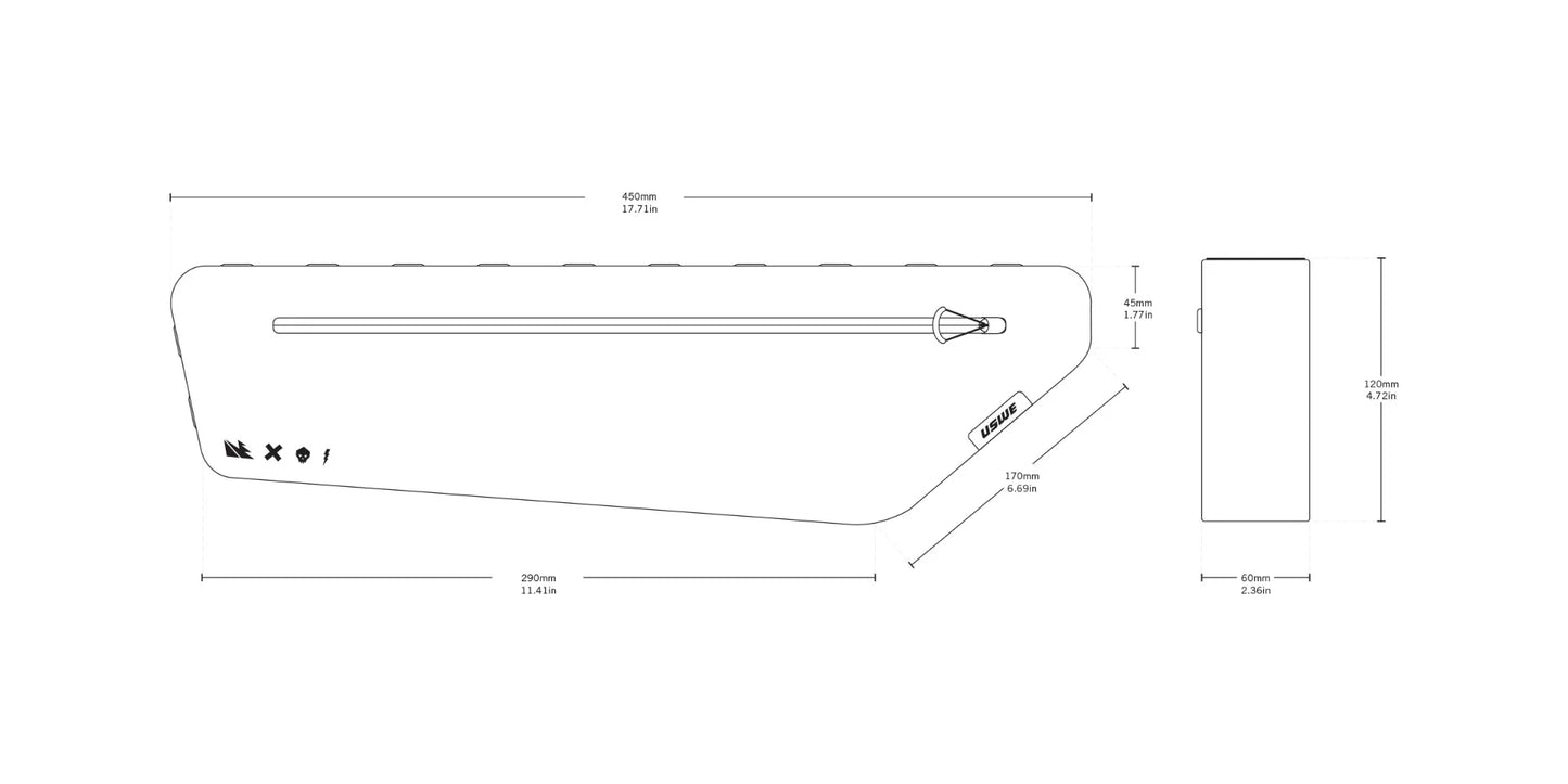 Torba na Ramę USWE FRAME TUBE LARGE 3.4 L