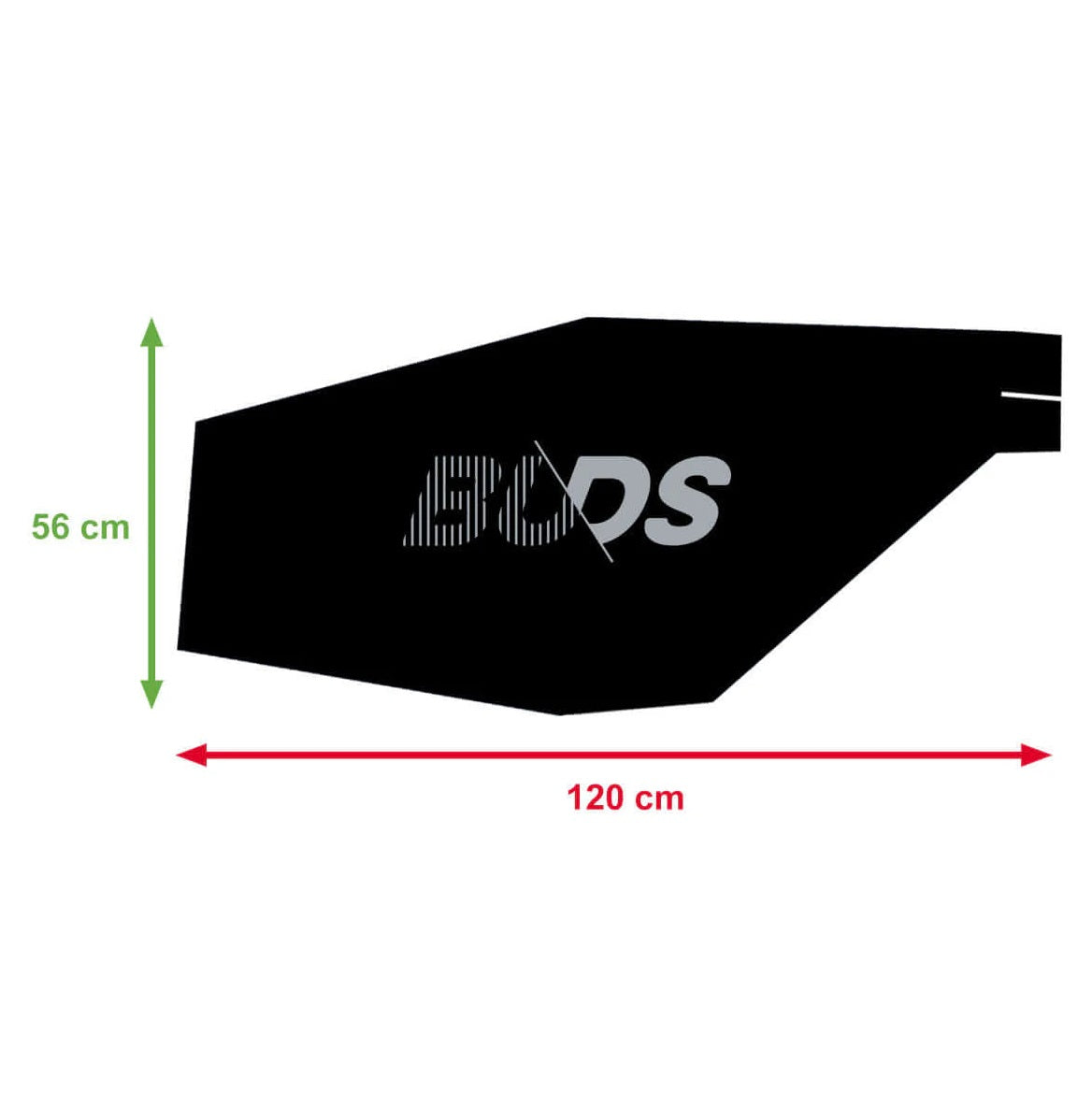 BUDS FRAME PROTECT MAXI Zintegrowany pokrowiec ochronny na ramę roweru szosowego/górskiego czarny