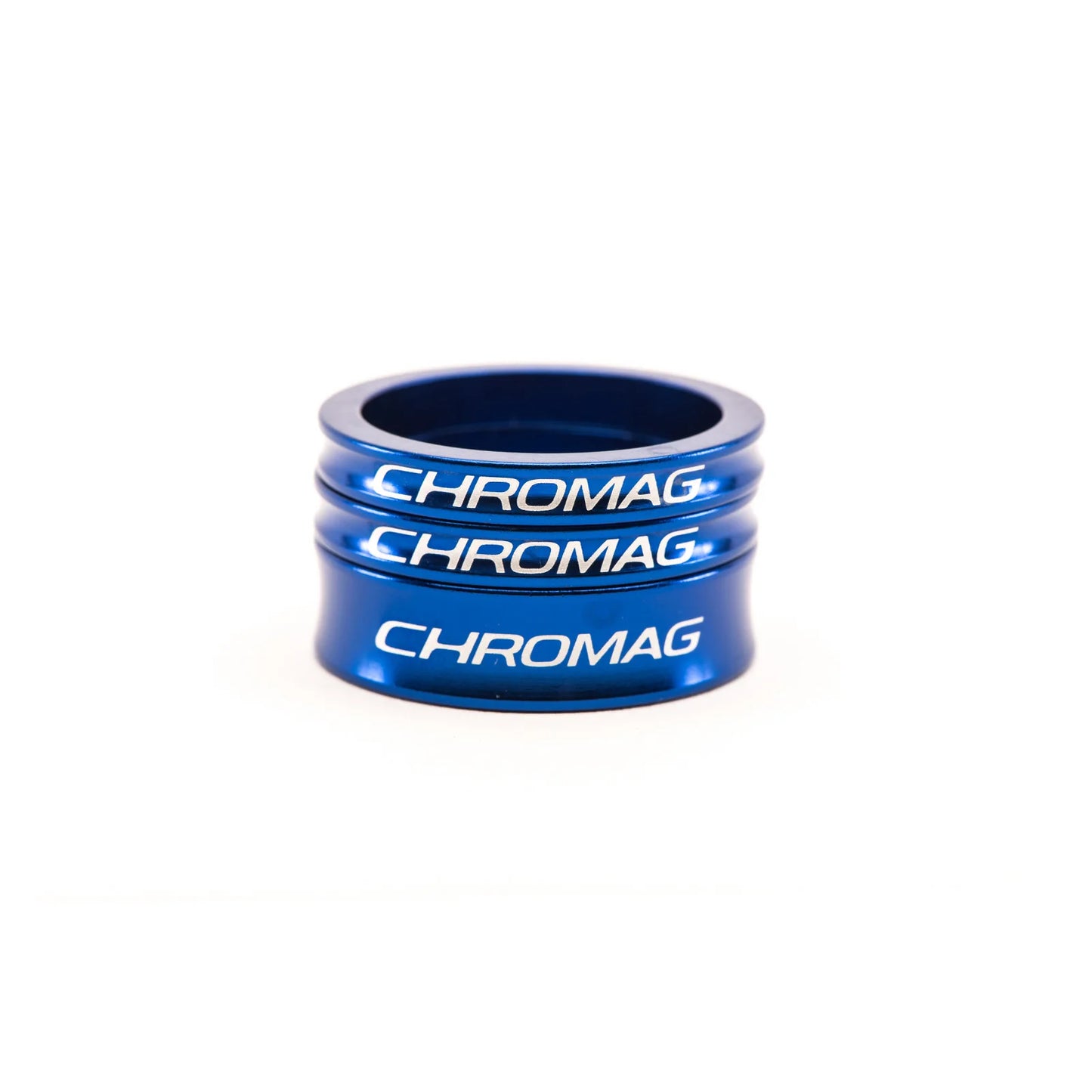 Zestaw elementów dystansowych układu kierowniczego CHROMAG 1"1/8 Alu Blue