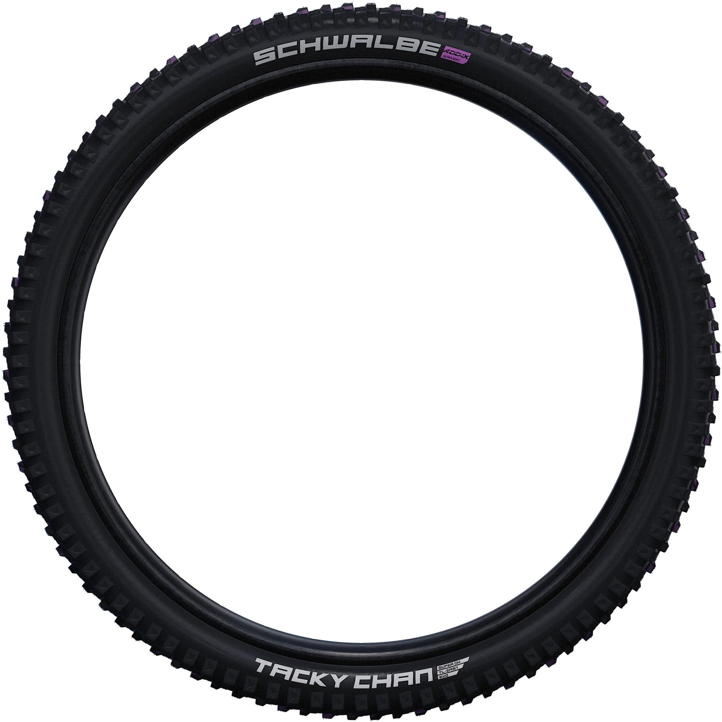 SCHWALBE TACKY CHAN 29x2.40 ADDIX ULTRASOFT SUPERDOWNHILL Tubeless Ready Soft Black tire