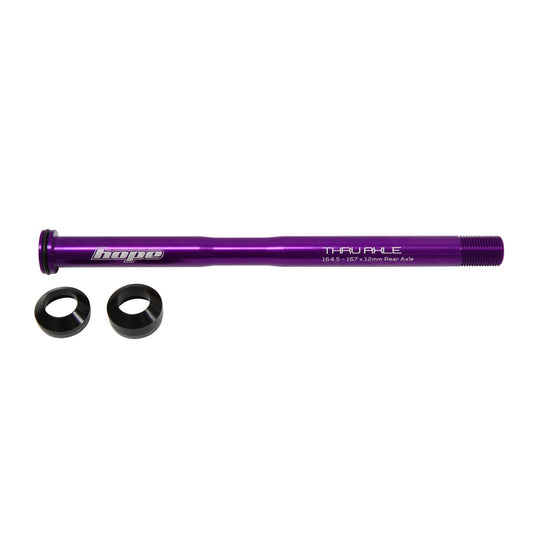 Oś tylnego koła HOPE 164.5-167mm #HTAR167 Purple