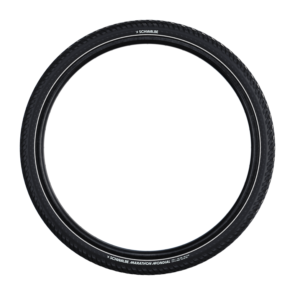 Opona sztywna SCHWALBE MARATHON MONDIAL 27.5x2.25 ADDIX RaceGuard Reflex Tubetype