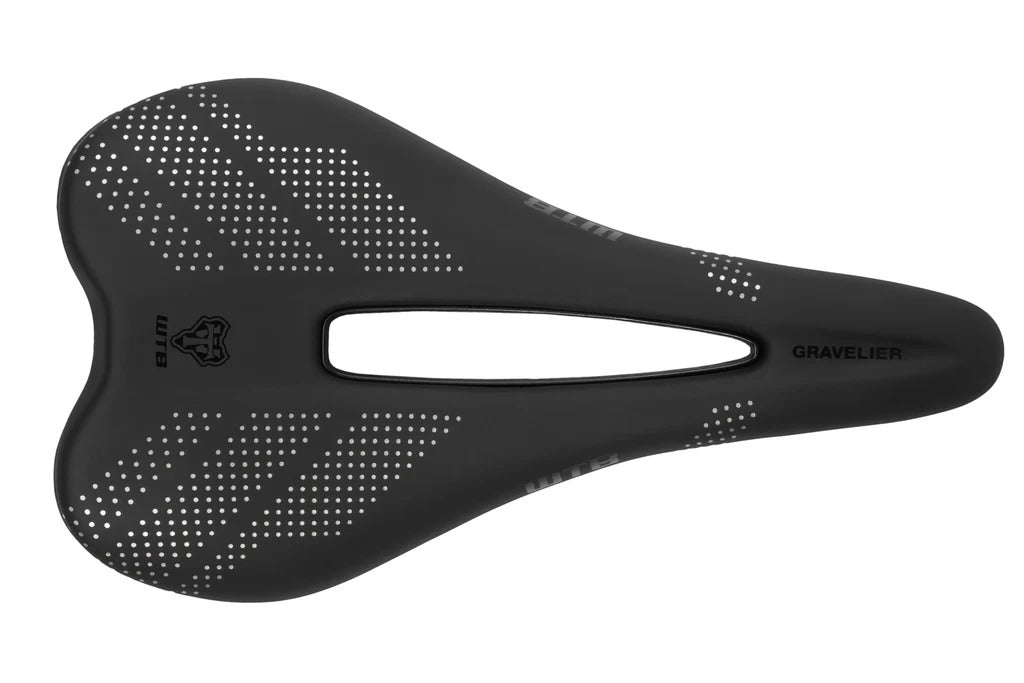 Karbonowe szyny siodełka WTB GRAVELIER 140 mm czarne