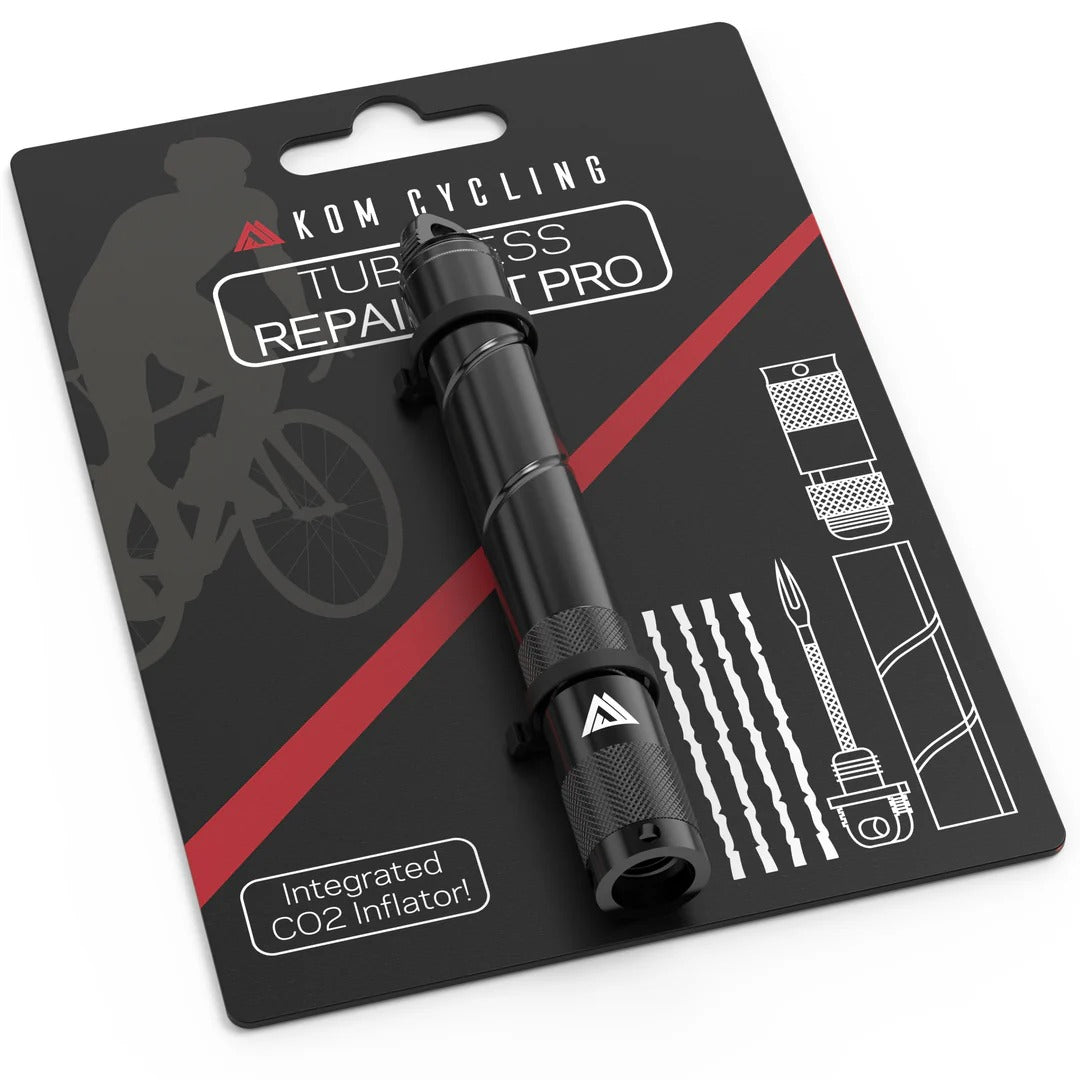 KOM CYCLING Tubeless PRO Zestaw naprawczy czarny