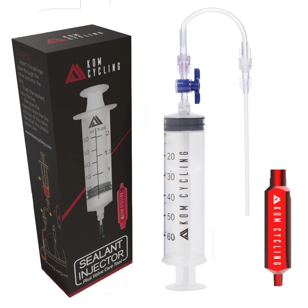 Syringe for KOM CYCLING Preventive Fluid Alu Valve