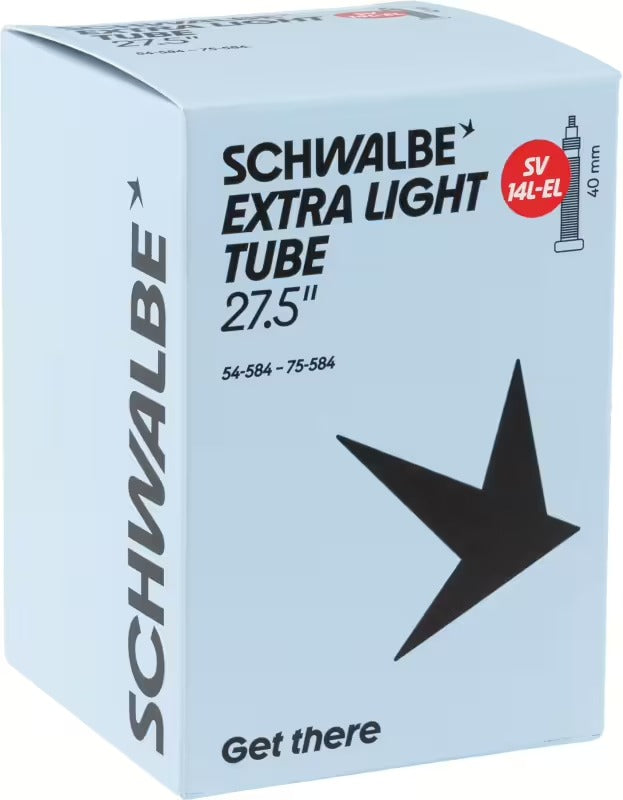 Dętka SCHWALBE EXTRA LIGHT SV 14L 27,5/29 x 2,10/3, zawór Presta, 40 mm
