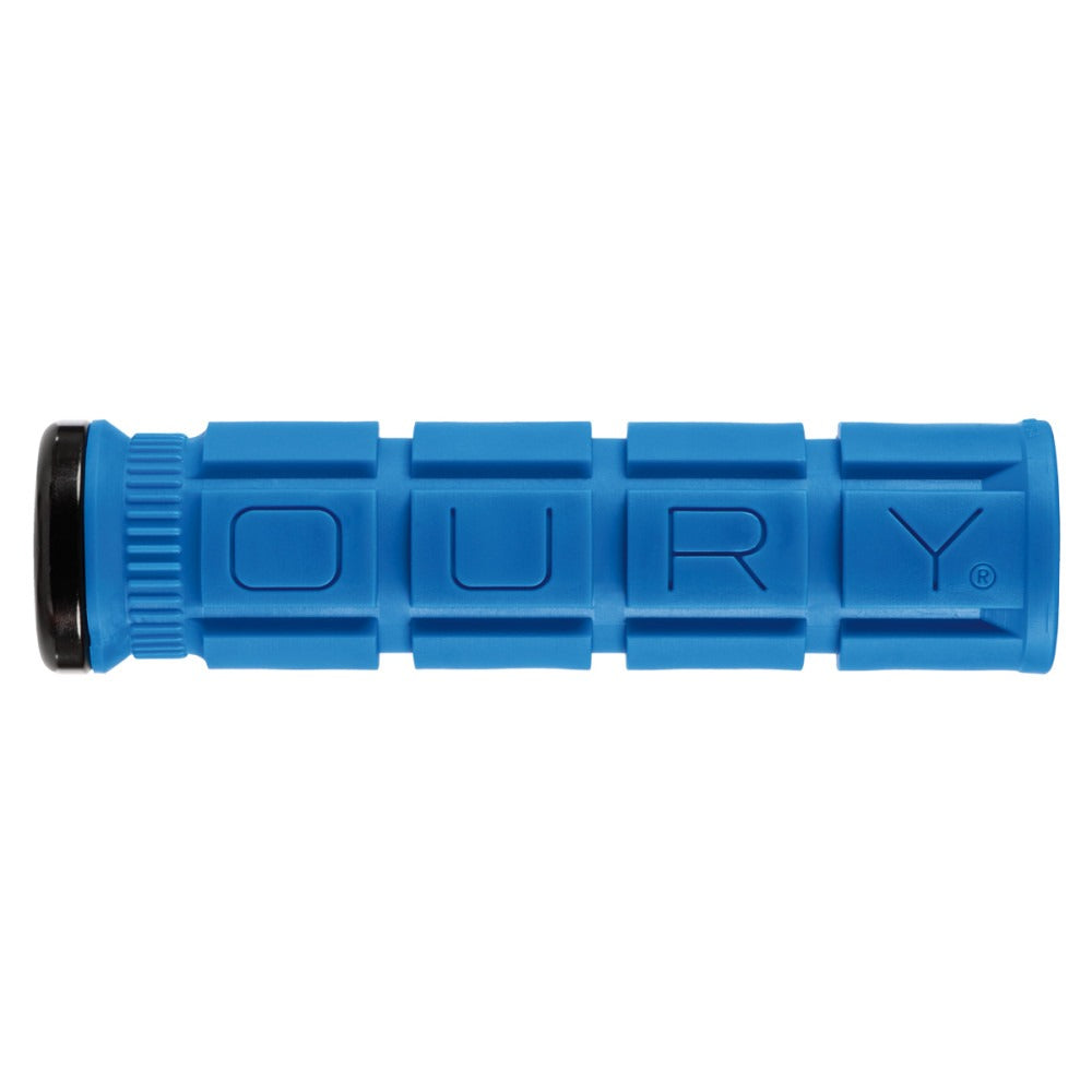 Chwyty OURY Lock-on V2 135 mm niebieskie