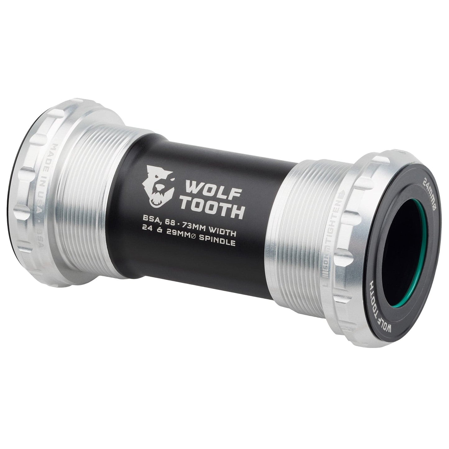 Mechanizm korbowy WOLFTOOTH BSA 24mm Raw Silver