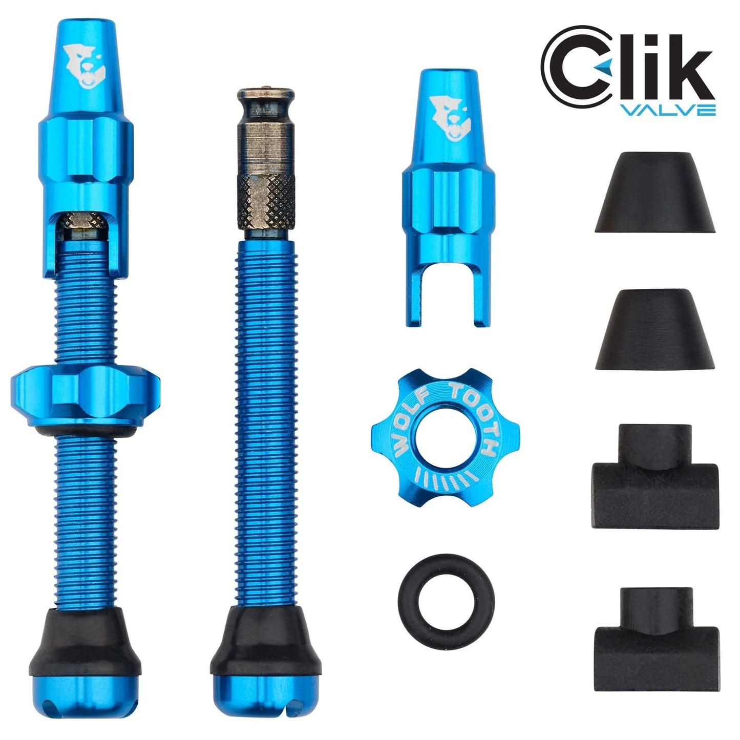 Tubeless Valve WOLF TOOTH CLIK VALVE Blue