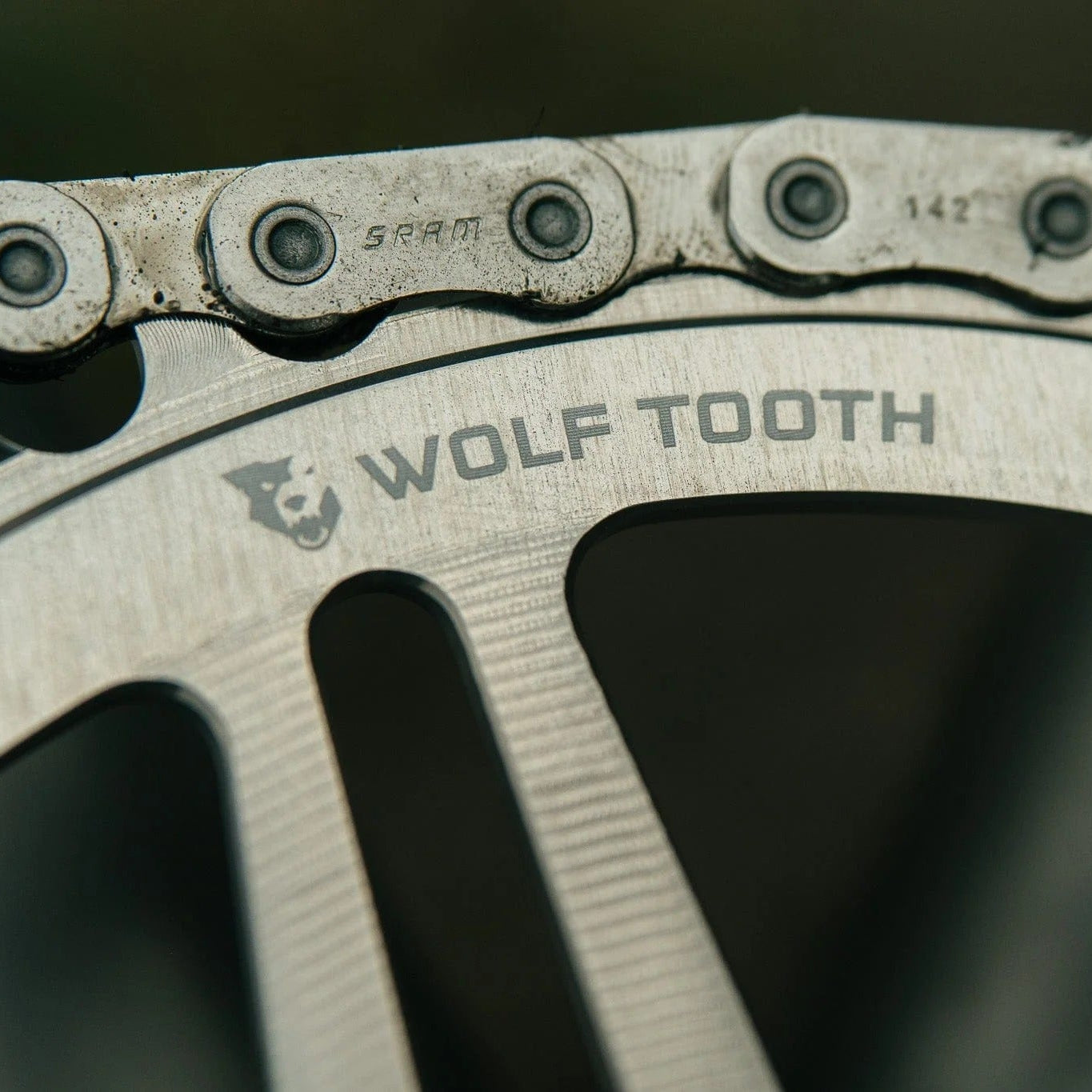 Tarcza łańcuchowa WOLF TOOTH Direct Mount SRAM 8 Hole Raw Silver Mono