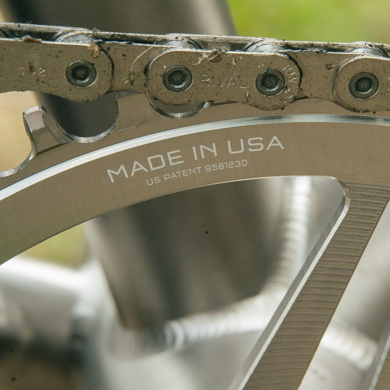 Tarcza łańcuchowa WOLF TOOTH Direct Mount SRAM 8 Hole Raw Silver Mono
