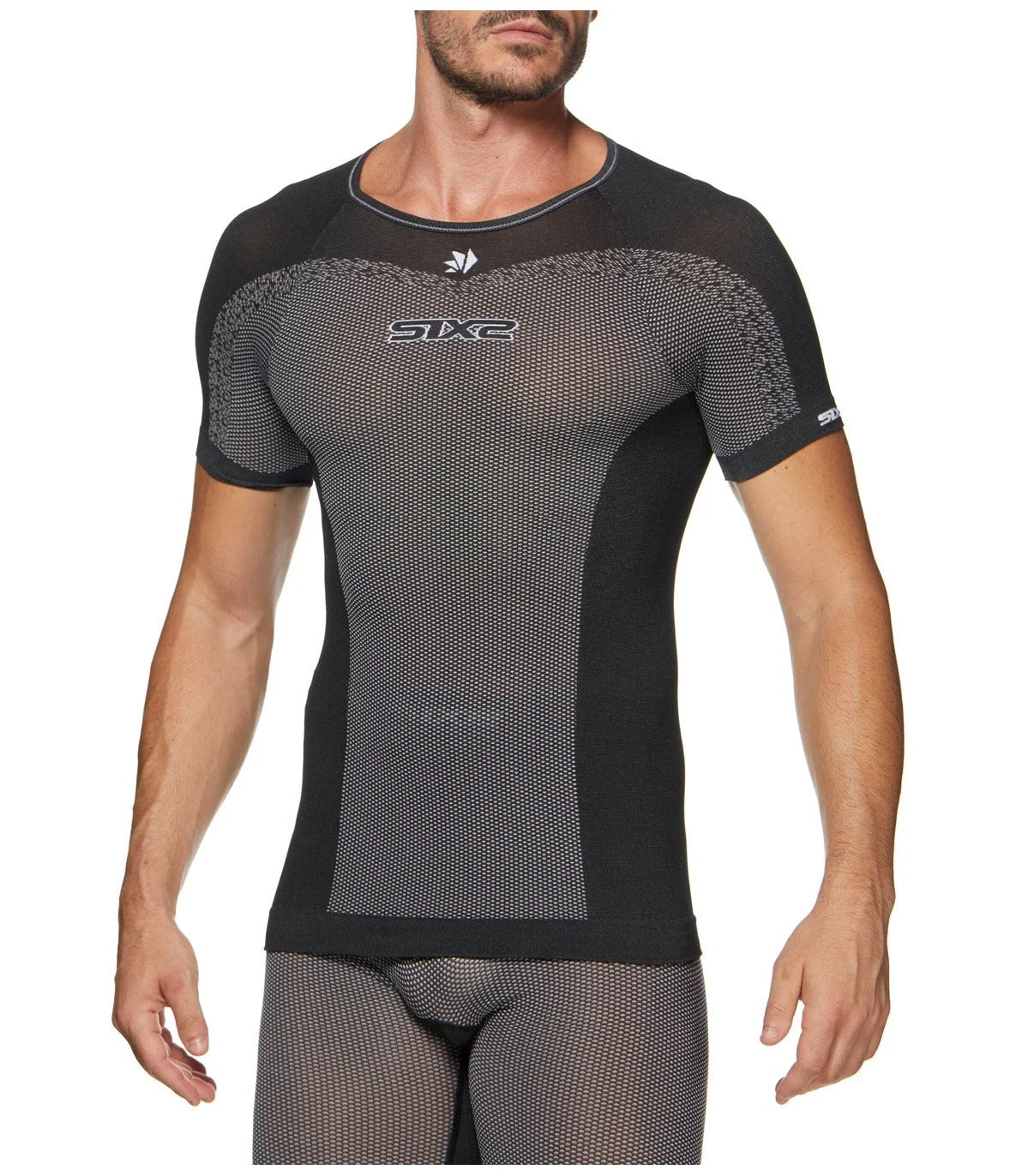 Underwear SIXS TS1L BT Short Sleeve Black Carbon