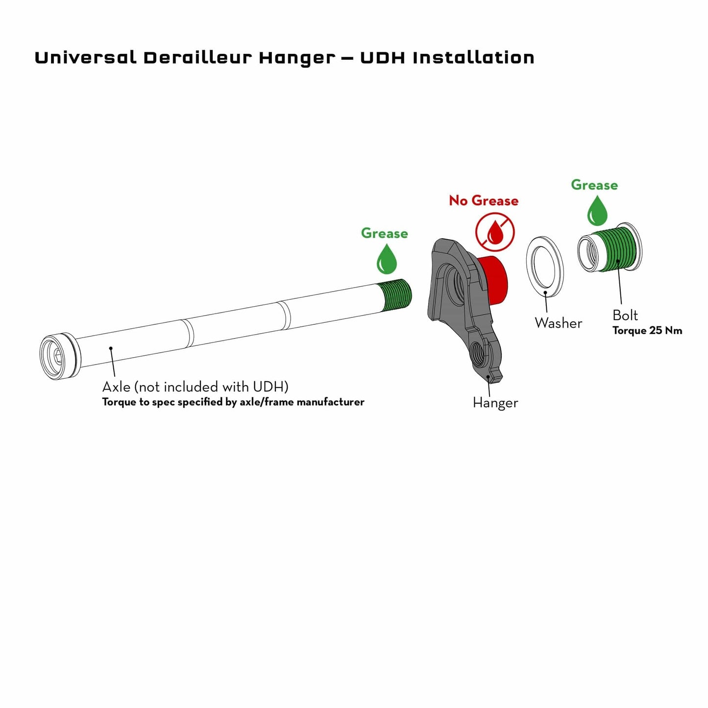 WOLFTOOTH UDH Raw Silver derailleur hanger