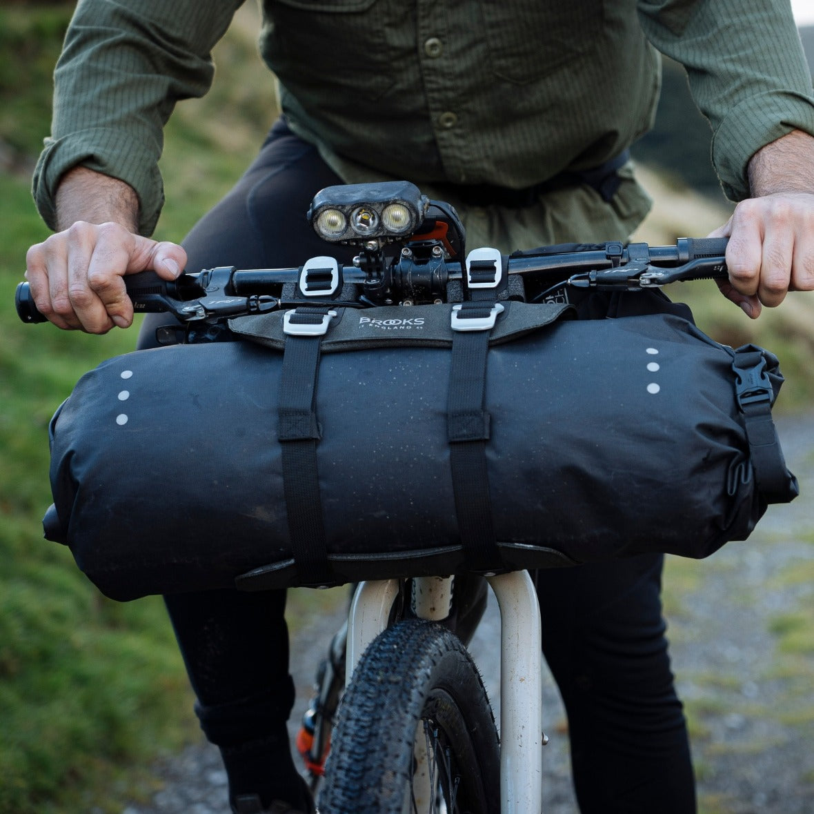 Torba na kierownicę BROOKS SCAPE ROLL zielona