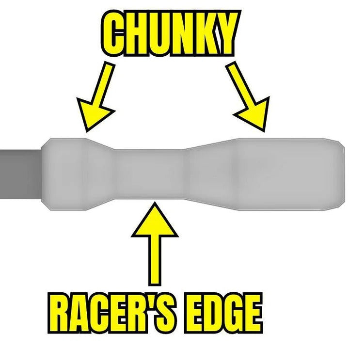 Grips ESI FIT CR (CHUNKY/RACER'S EDGE COMBO) 130 mm Light blue