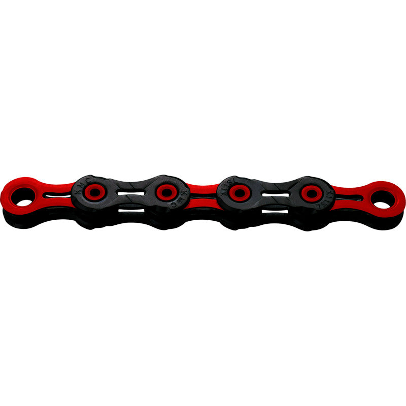 11V KMC DLC11 Waxed Black/Red Chain
