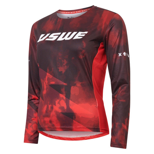 Women's USWE LUFTIG MTB Long Sleeve Jersey Red
