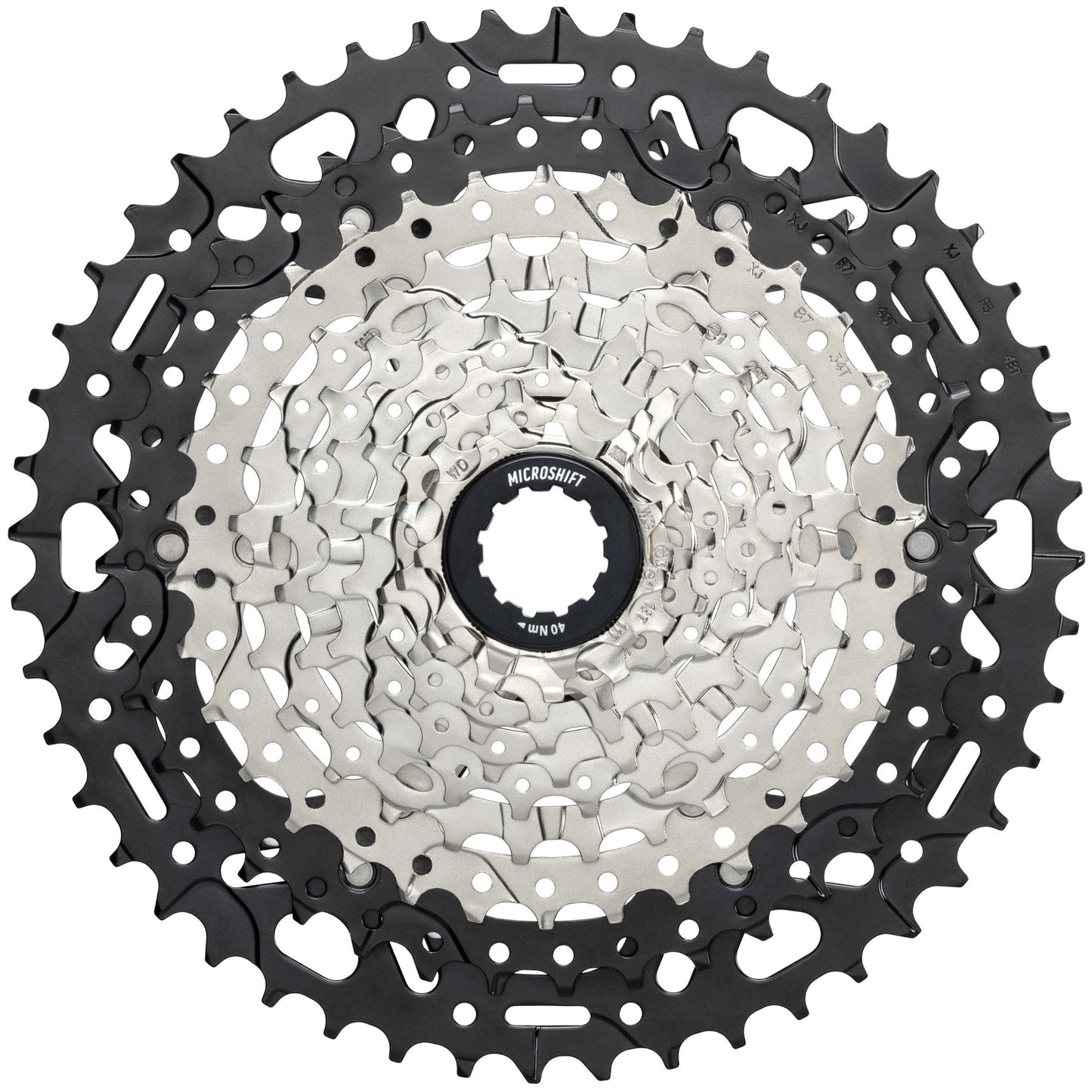 Kaseta MICROSHIFT ADVENT MX Black E-Series 10V