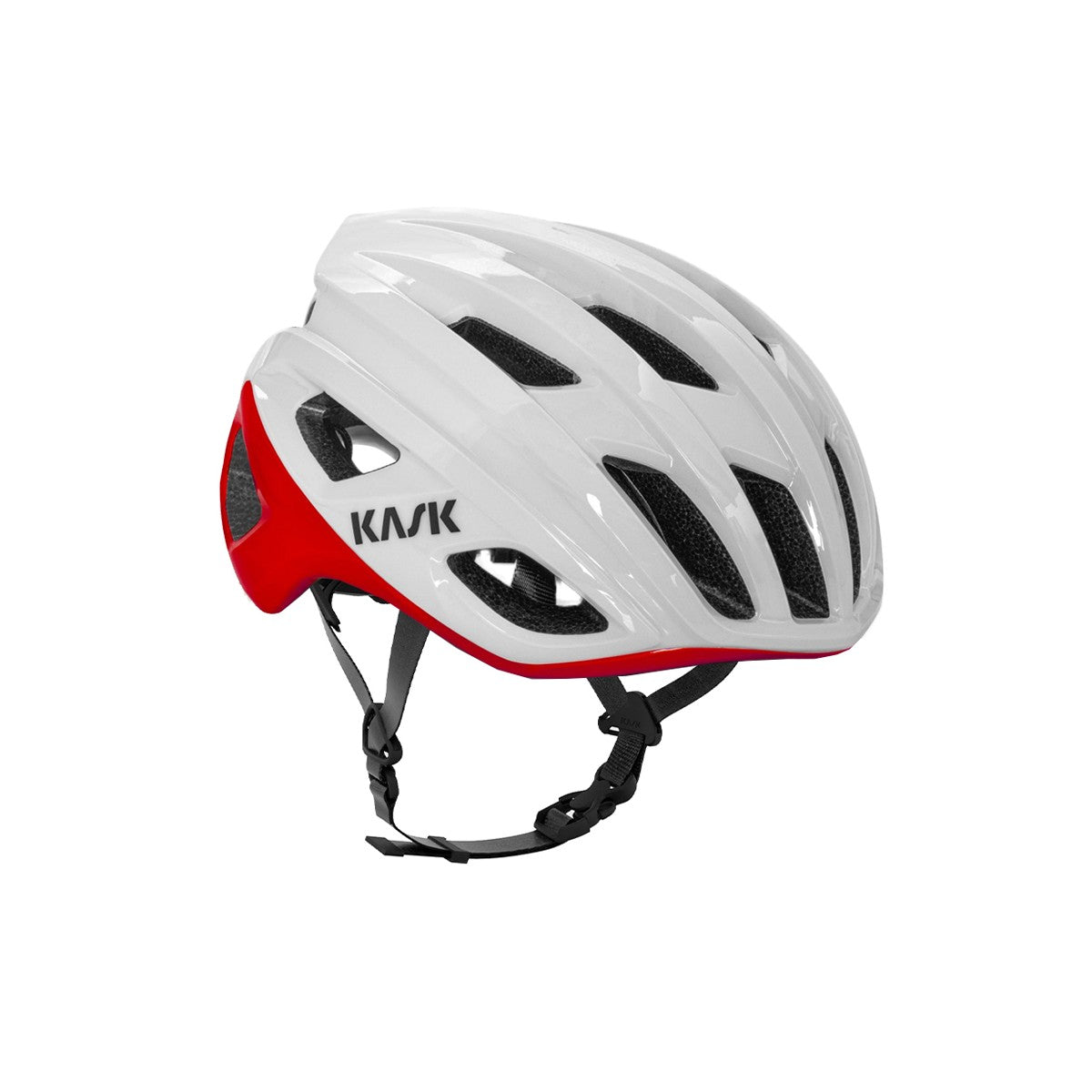 Kask szosowy KASK MOJITO CUBED BICOLOR biały/czerwony