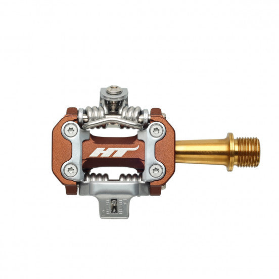 Pedały HT COMPONENTS M2 Titanium Bronze