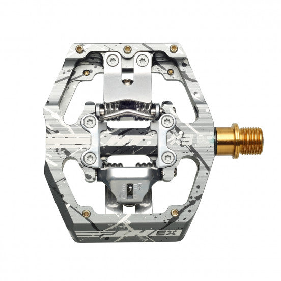Pedały HT COMPONENTS X3 Titanium Camo Grey