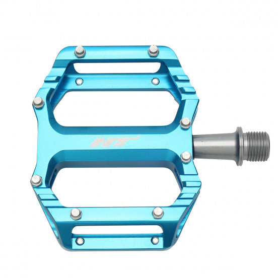 HT COMPONENTS AR09 Blue Turquoise Flat Pedals