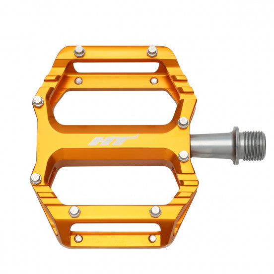 Płaskie pedały HT COMPONENTS AR09 Orange