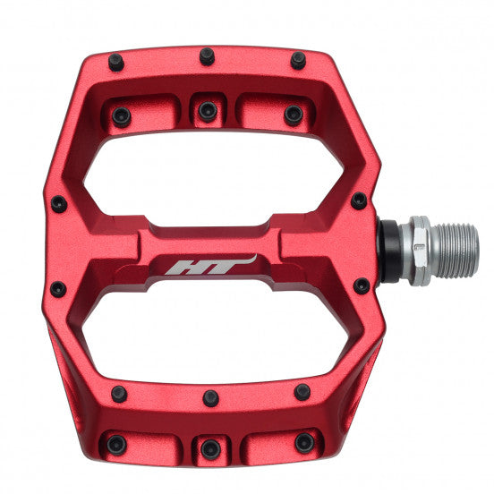Płaskie pedały HT COMPONENTS Spider AF03 Red